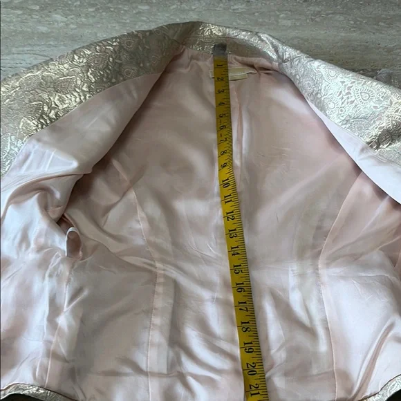 MICHAEL Michael Kors Cream Tailored Blazer pale, pink and white gold - Picture 15 of 16